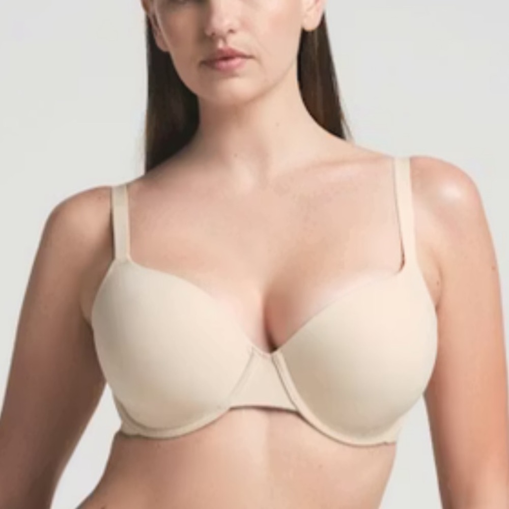 New! Skims Fits Everybody T-Shirt Bra Sand 38123